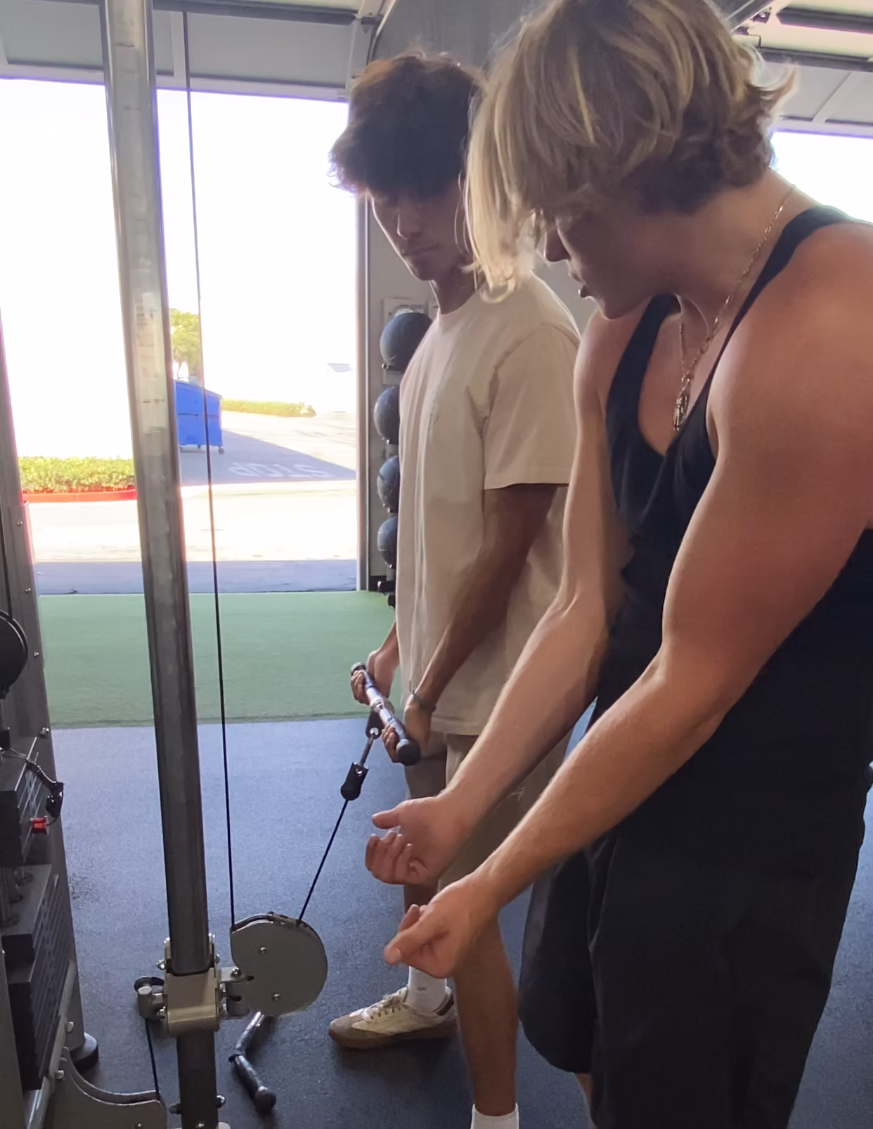 Pull-ups exercise
